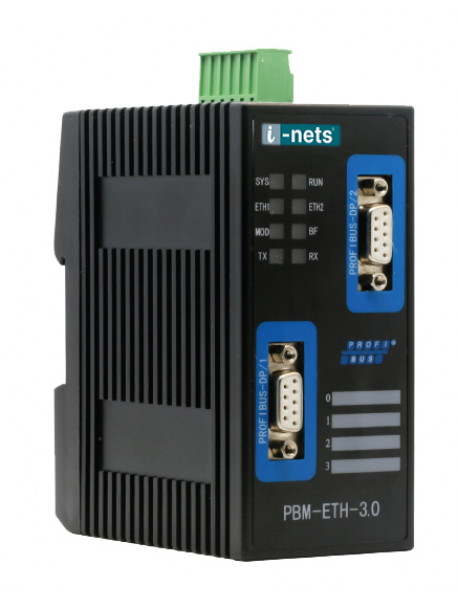 (PBM-ETH-3.0) Преобразователь i-nets PROFIBUS Master - Modbus-TCP Server с функцией концентратора